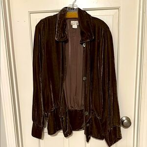 Ghost brown velvet jacket
